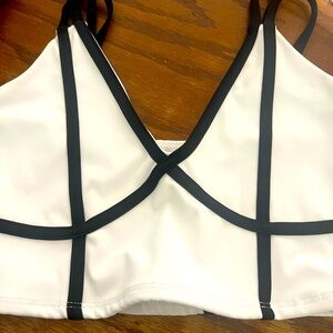 Tiger Friday Miami Vice Crop- EUC🖤🤍